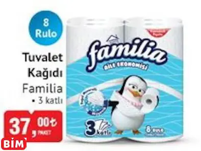 FAMİLİA TUVALET KAĞIDI FAMİLİA TUVALET KAĞIDI